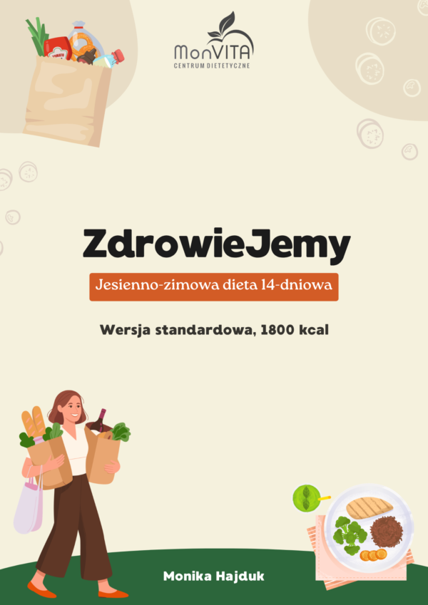 "ZdrowieJemy" w wersji standardowej - jesienno-zimowa dieta 14-dniowa, 1800 kcal